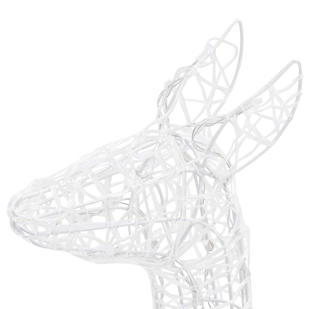 Famille de rennes de décoration Acrylique 300 LED blanc chaud - XIOS