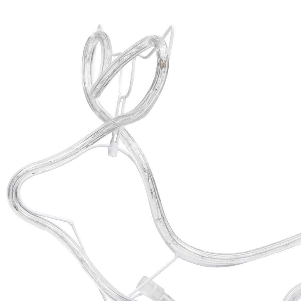 Décoration de Noël d'extérieur Renne et traîneau 576 LED - XIOS