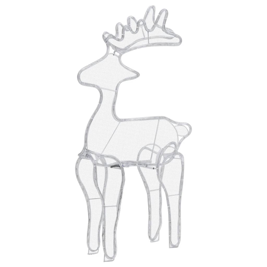 Décoration de Noël de renne avec maille 306 LED 60x24x89 cm - XIOS