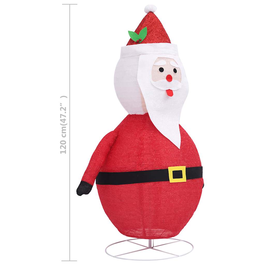 Décoration de Noël Figurine Père Noël LED Tissu de luxe 120 cm - XIOS