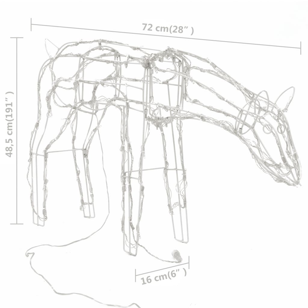 Cordon lumineux de Noël 3 pcs Rennes 229 LED - XIOS