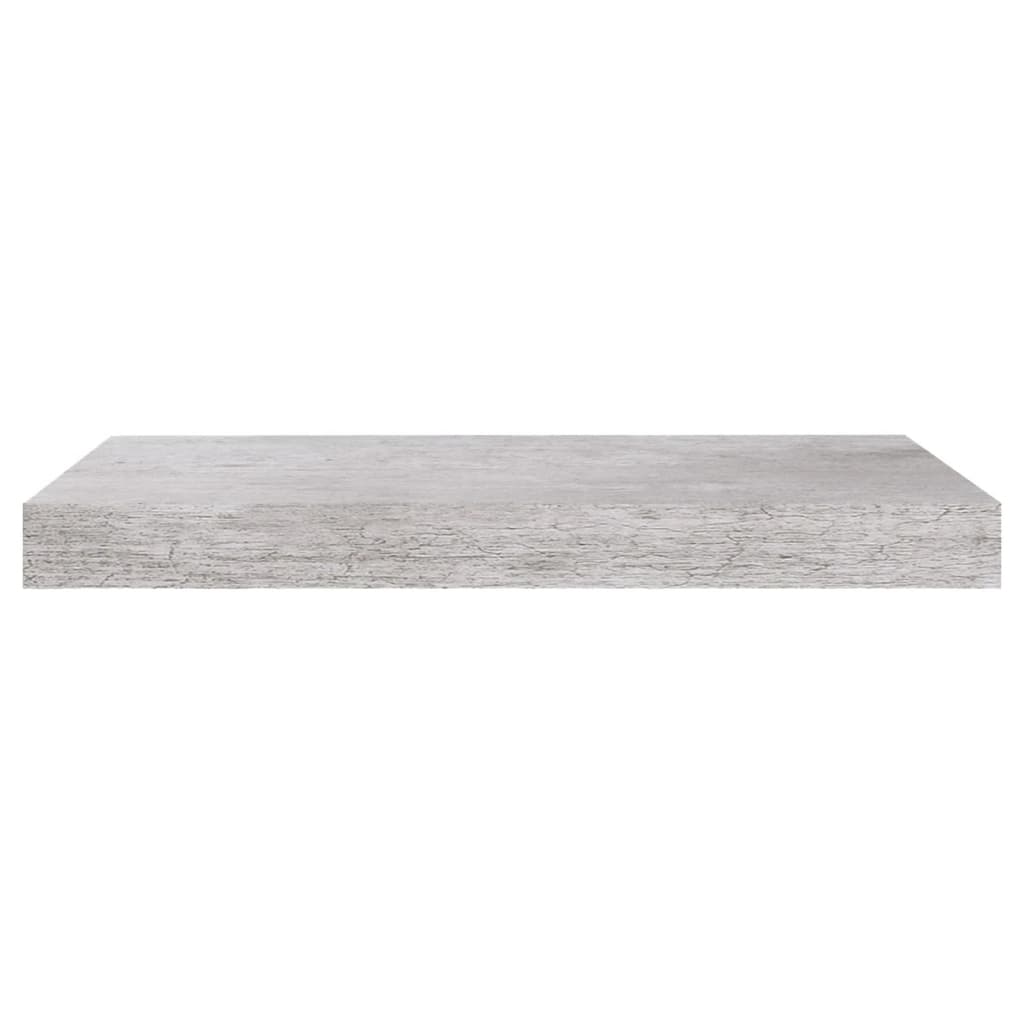 Étagère murale flottante gris béton 50x23x3,8 cm MDF - XIOS