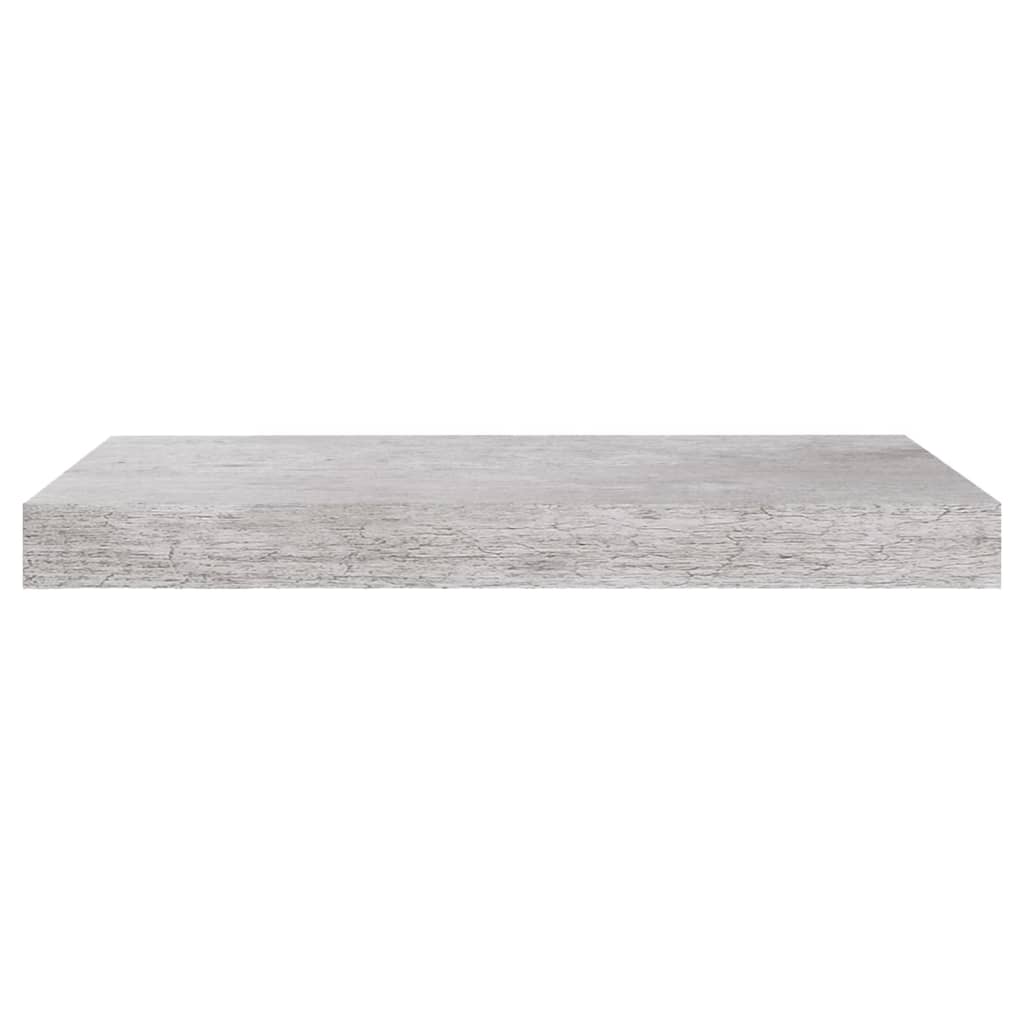 Étagères murales flottantes 4 pcs gris béton 50x23x3,8 cm MDF - XIOS