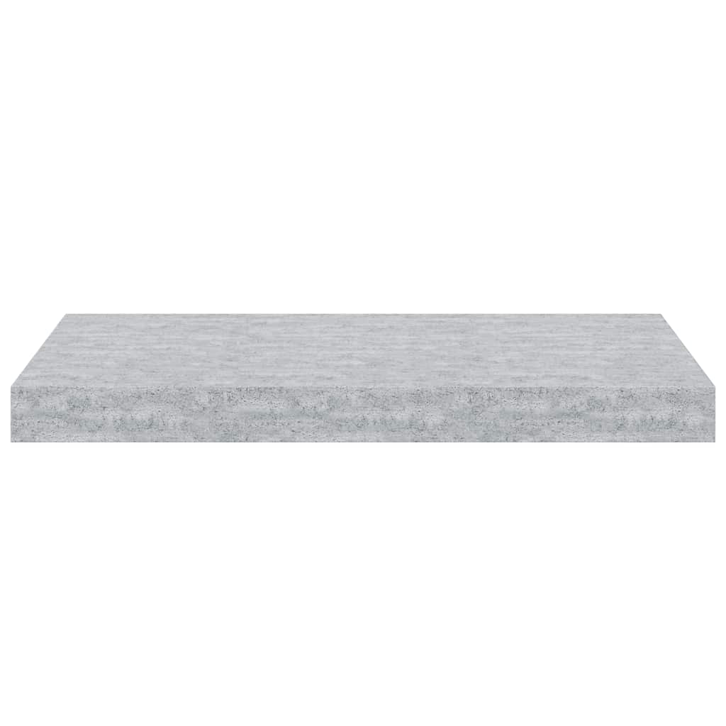 Étagères murales flottantes 4 pcs gris béton 50x23,5x3,8 cm MDF - XIOS