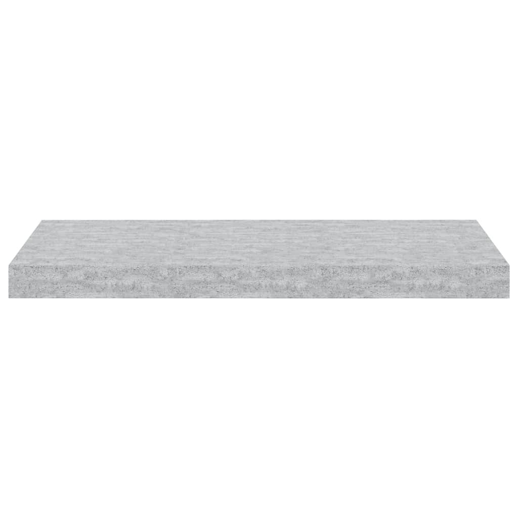 Étagères murales flottantes 4 pcs gris béton 60x23,5x3,8 cm MDF - XIOS