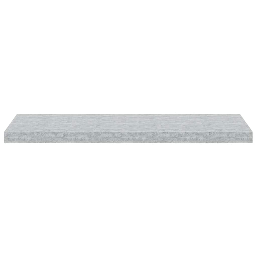 Étagères murales flottantes 4 pcs gris béton 80x23,5x3,8 cm MDF - XIOS
