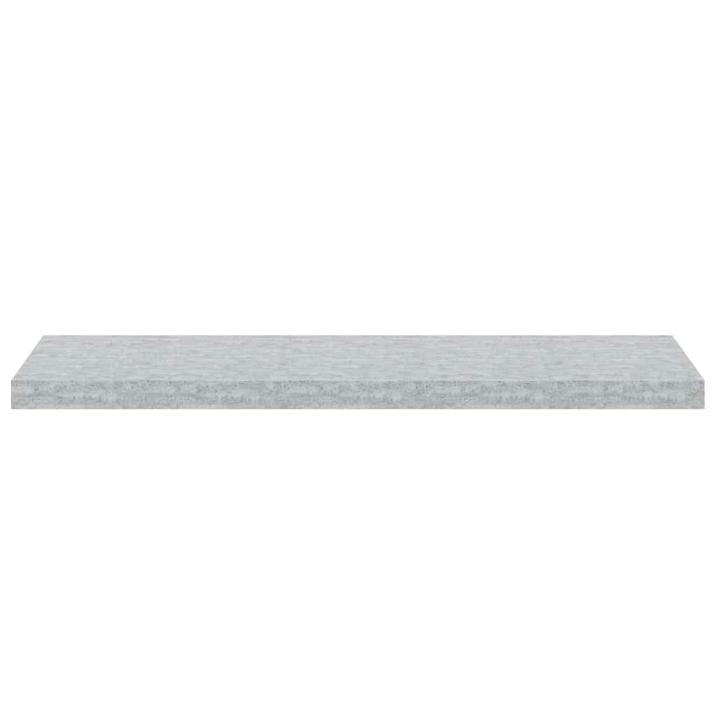 Étagères murales flottantes 4 pcs Gris béton 90x23,5x3,8cm MDF - XIOS