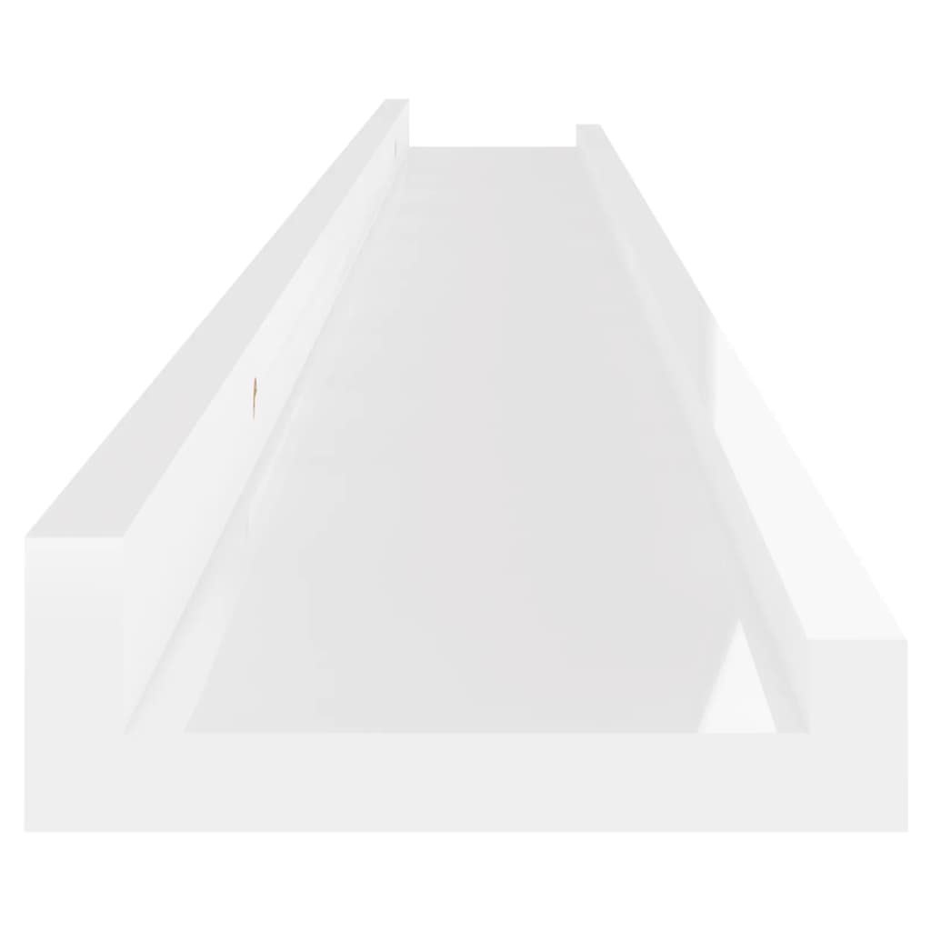 Étagères murales 4 pcs Blanc brillant 100x9x3 cm - XIOS