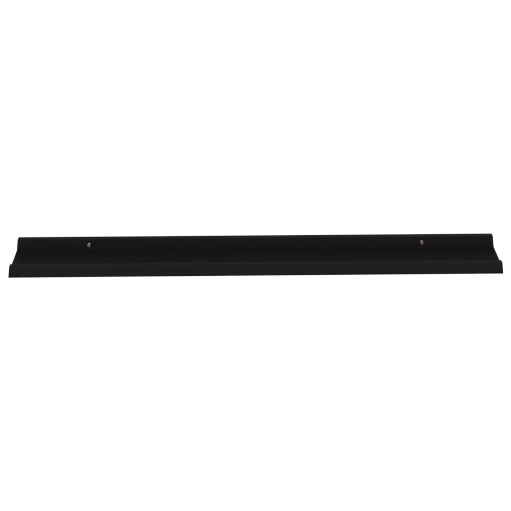 Étagères murales 4 pcs Noir 115x9x3 cm - XIOS