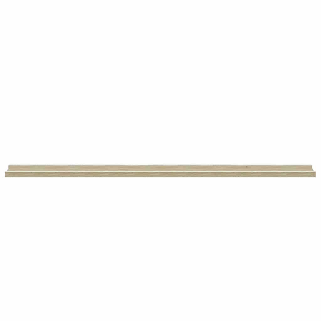 Étagères murales 2 pcs blanc et chêne sonoma 115x9x3 cm - XIOS