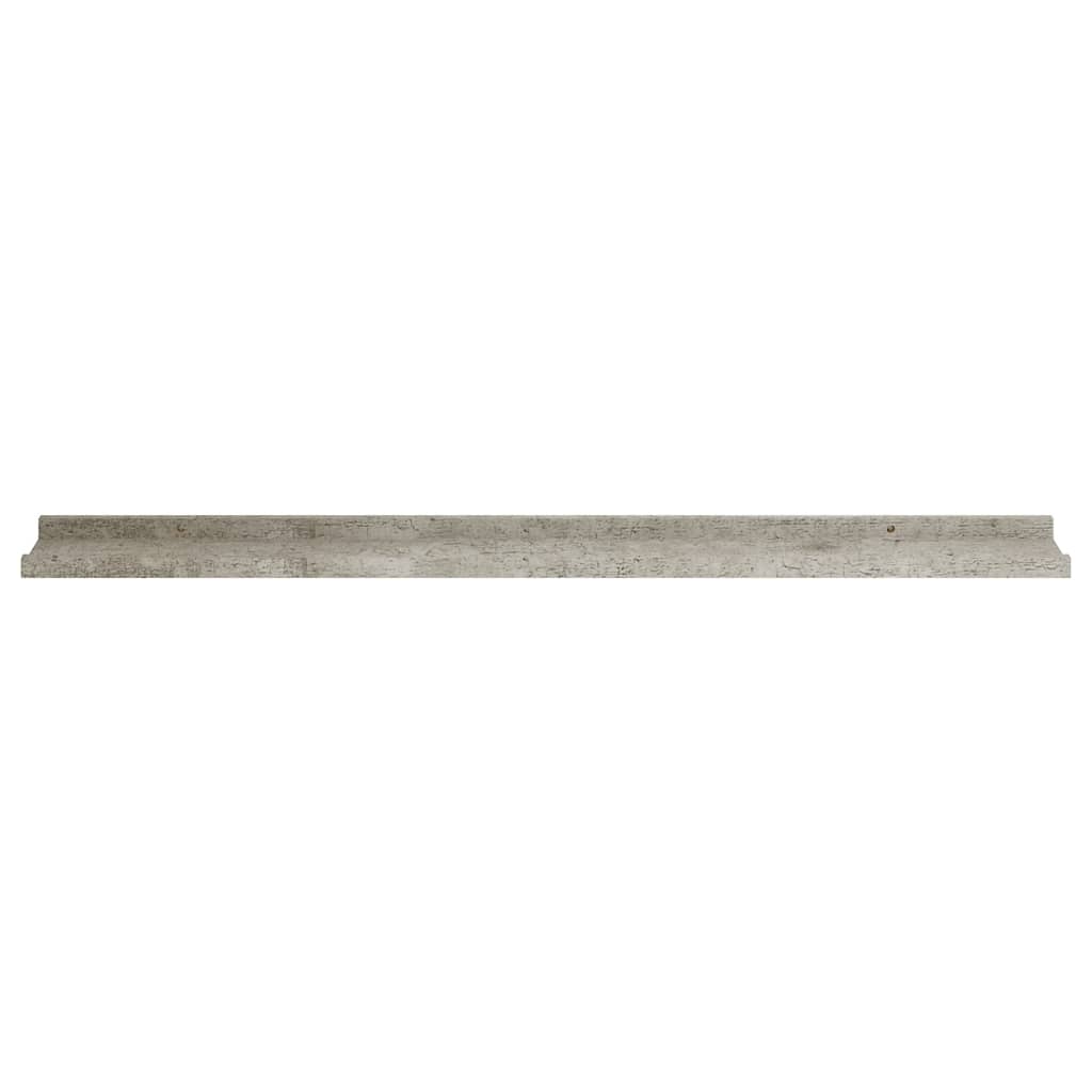Étagères murales 2 pcs Gris béton 100x9x3 cm - XIOS