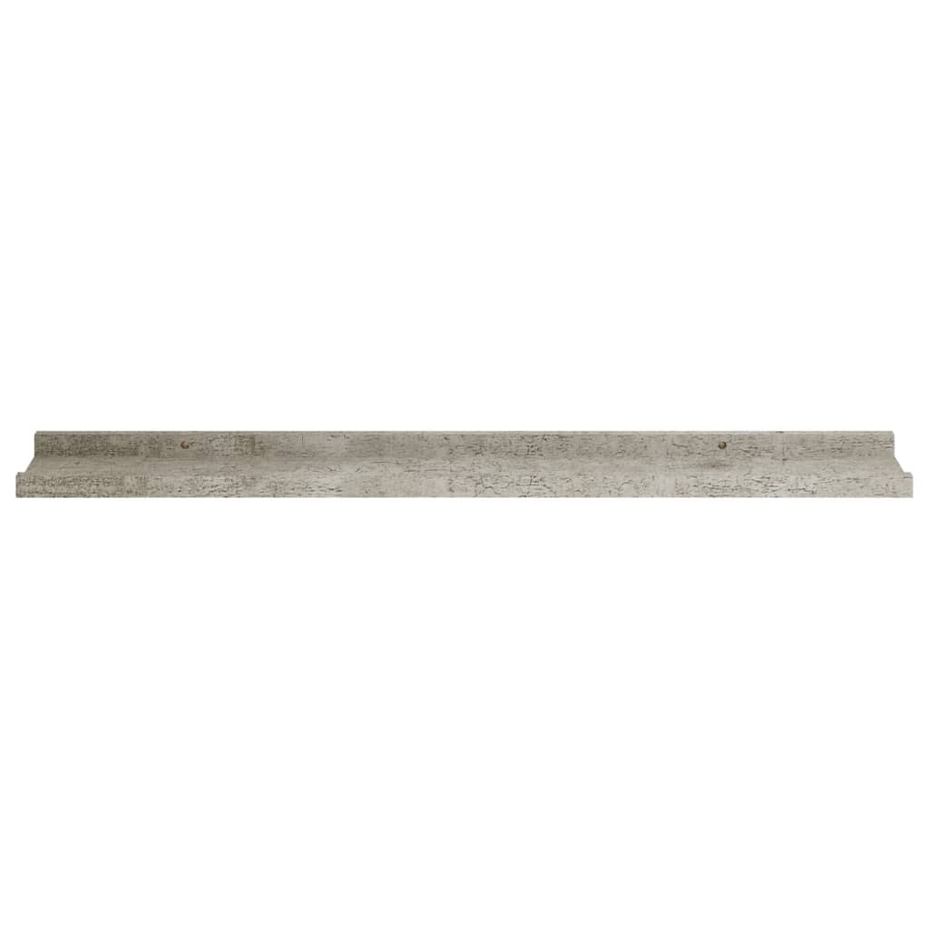 Étagères murales 4 pcs Gris béton 80x9x3 cm - XIOS