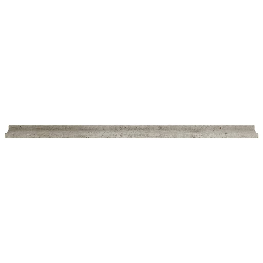 Étagères murales 4 pcs Gris béton 115x9x3 cm - XIOS