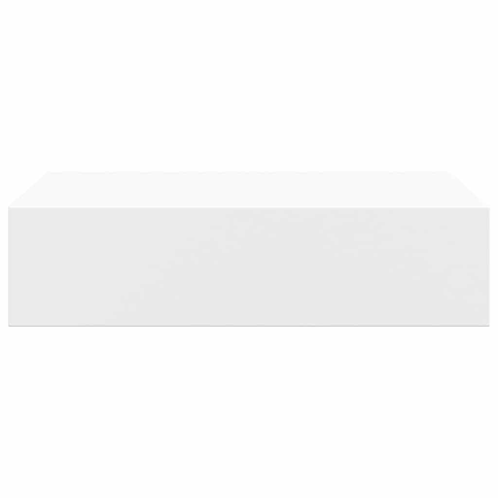 Étagères à tiroirs murales 2 pcs Blanc 40x23,5x10 cm MDF - XIOS