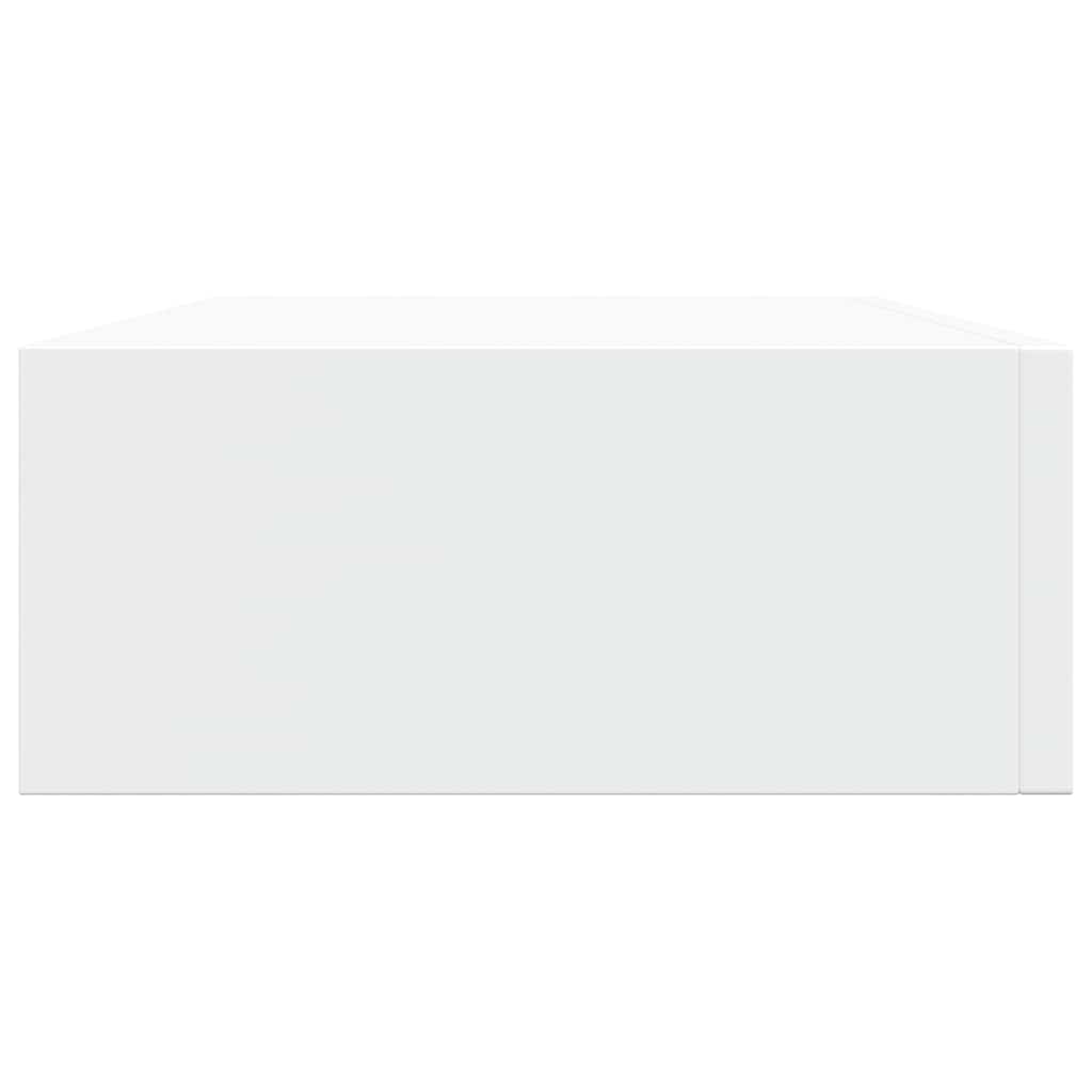 Étagères à tiroirs murales 2 pcs Blanc 40x23,5x10 cm MDF - XIOS
