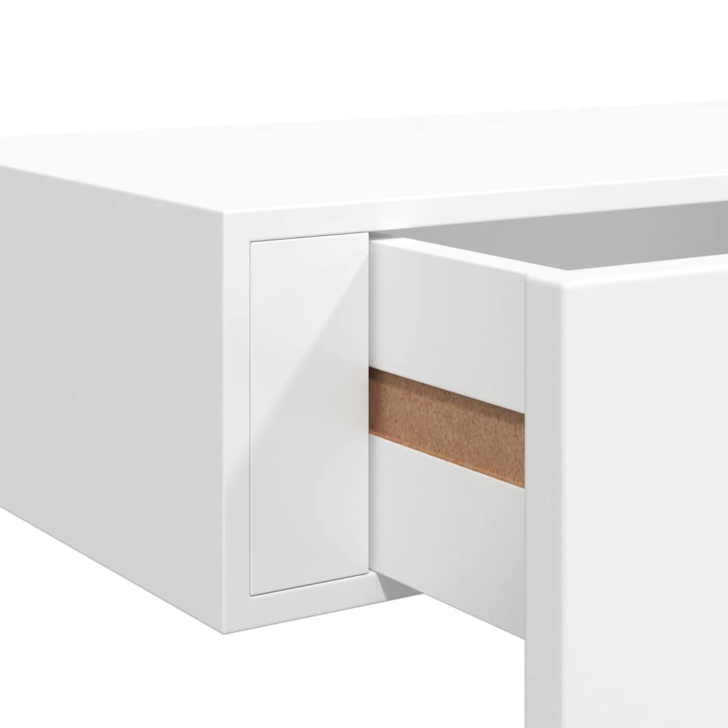 Étagères à tiroirs murales 2 pcs Blanc 40x23,5x10 cm MDF - XIOS