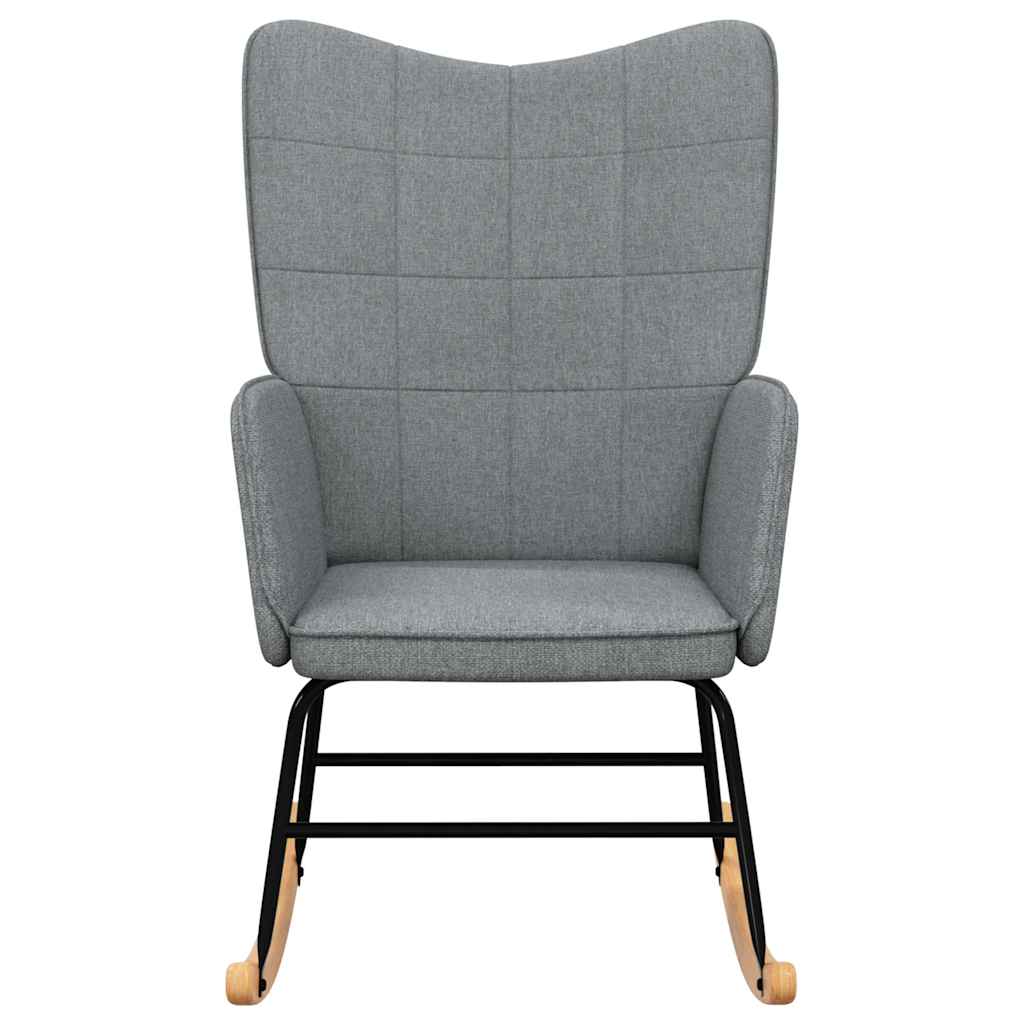 Chaise à bascule Gris clair Tissu - XIOS