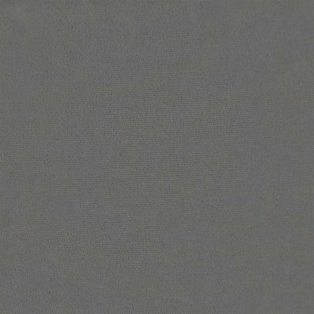 Chaise à bascule avec repose-pied Gris foncé Velours - XIOS