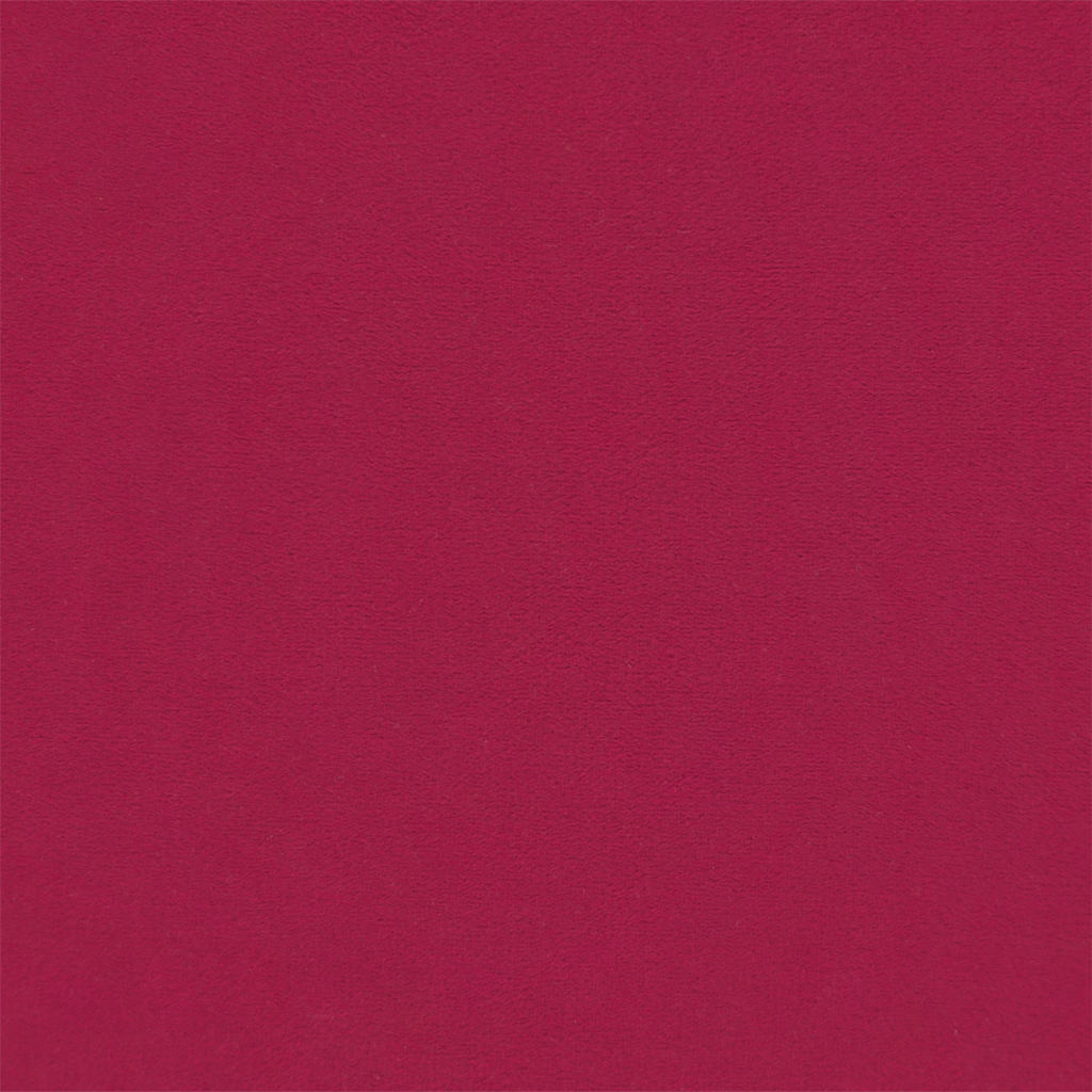 Chaise à bascule avec repose-pied Rouge bordeaux Velours - XIOS