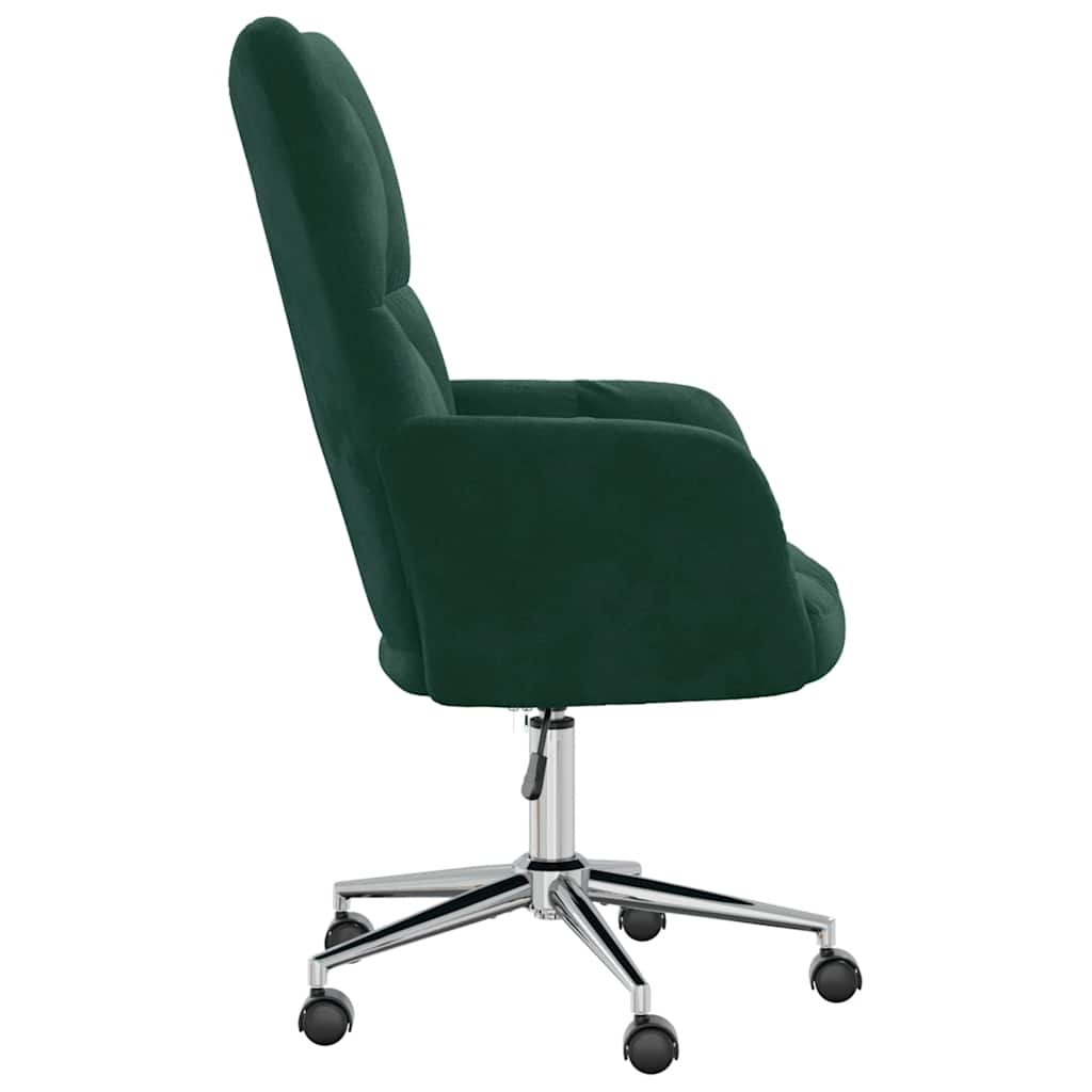 Chaise de relaxation Vert foncé Velours - XIOS