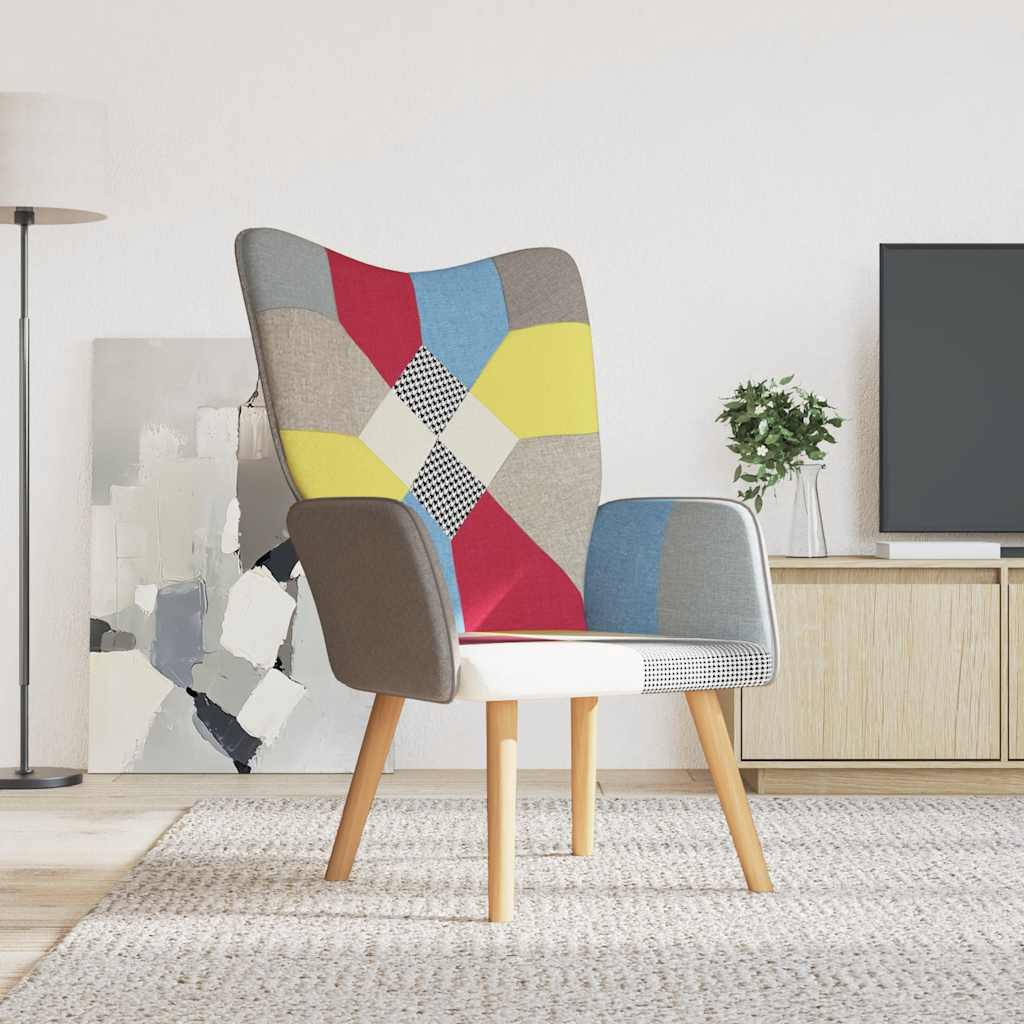 Chaise de relaxation Patchwork Tissu - XIOS