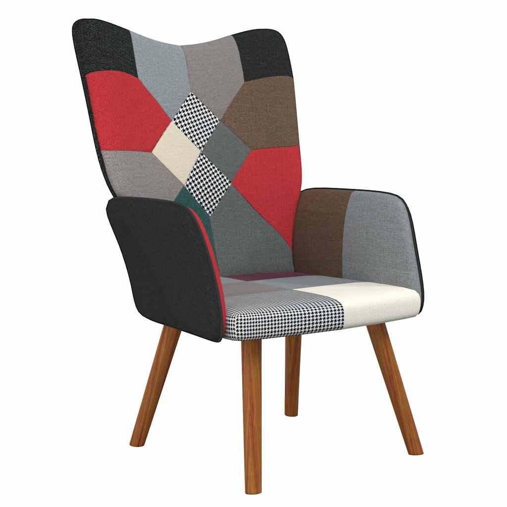 Chaise de relaxation Patchwork Tissu