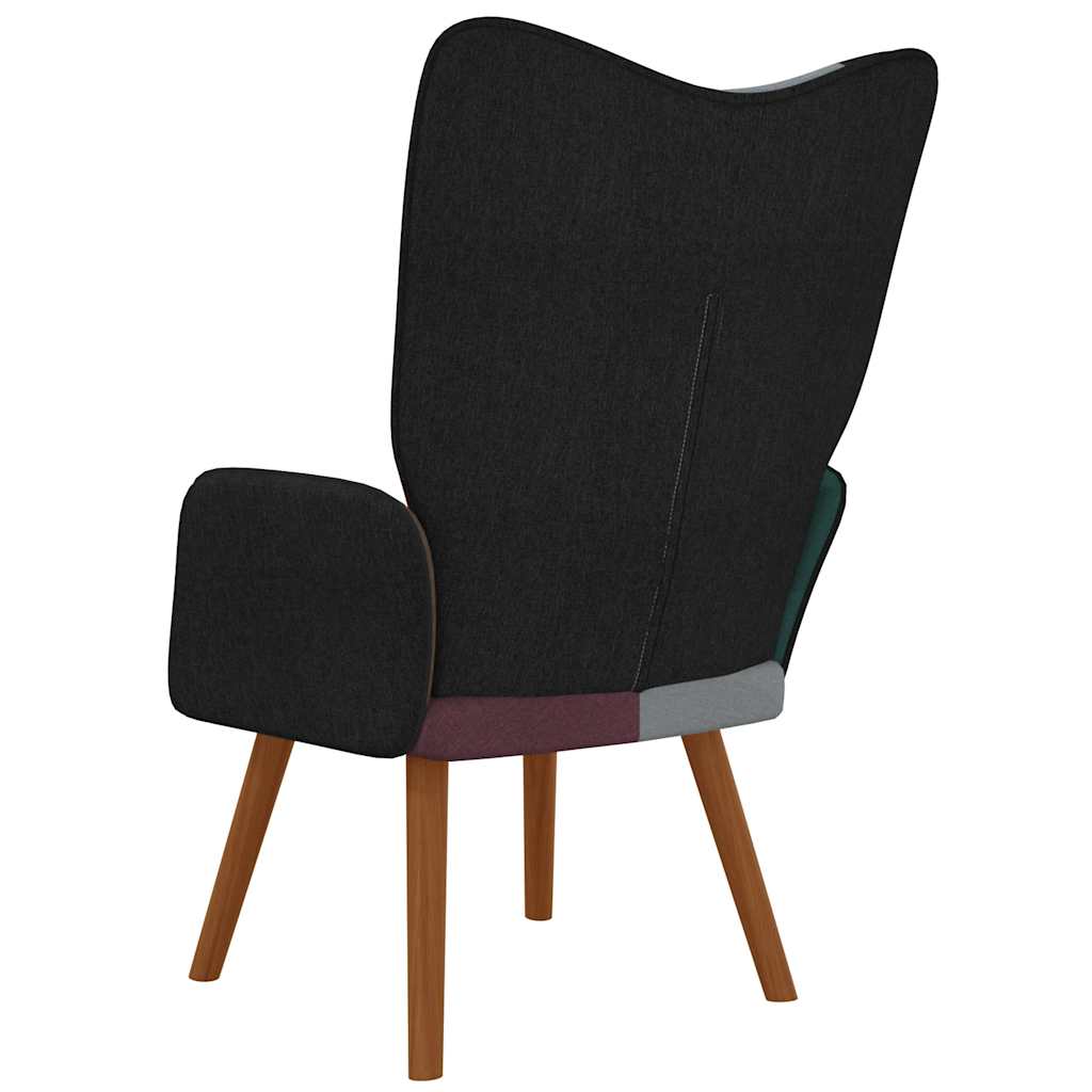 Chaise de relaxation Patchwork Tissu