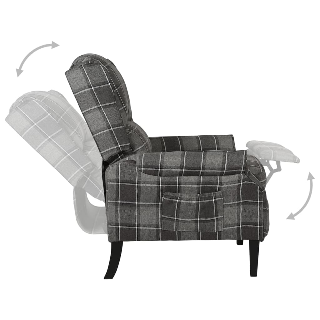 Fauteuil inclinable Gris Tissu - XIOS