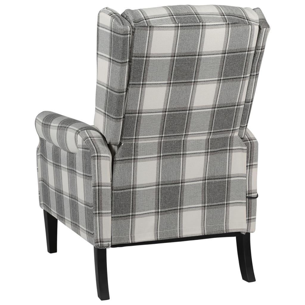 Fauteuil inclinable Gris blanc Tissu - XIOS