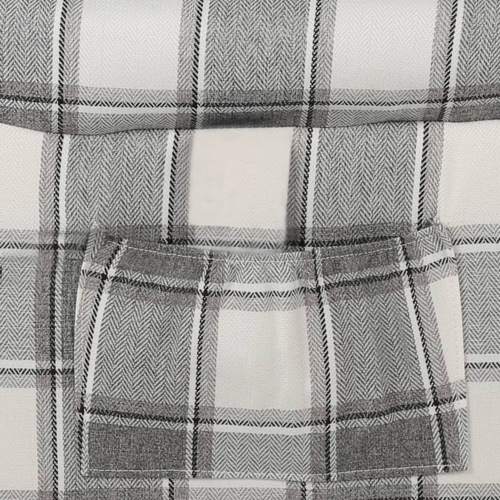 Fauteuil inclinable Gris blanc Tissu - XIOS