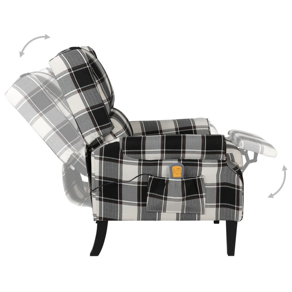 Fauteuil inclinable de massage Multicolore Tissu - XIOS