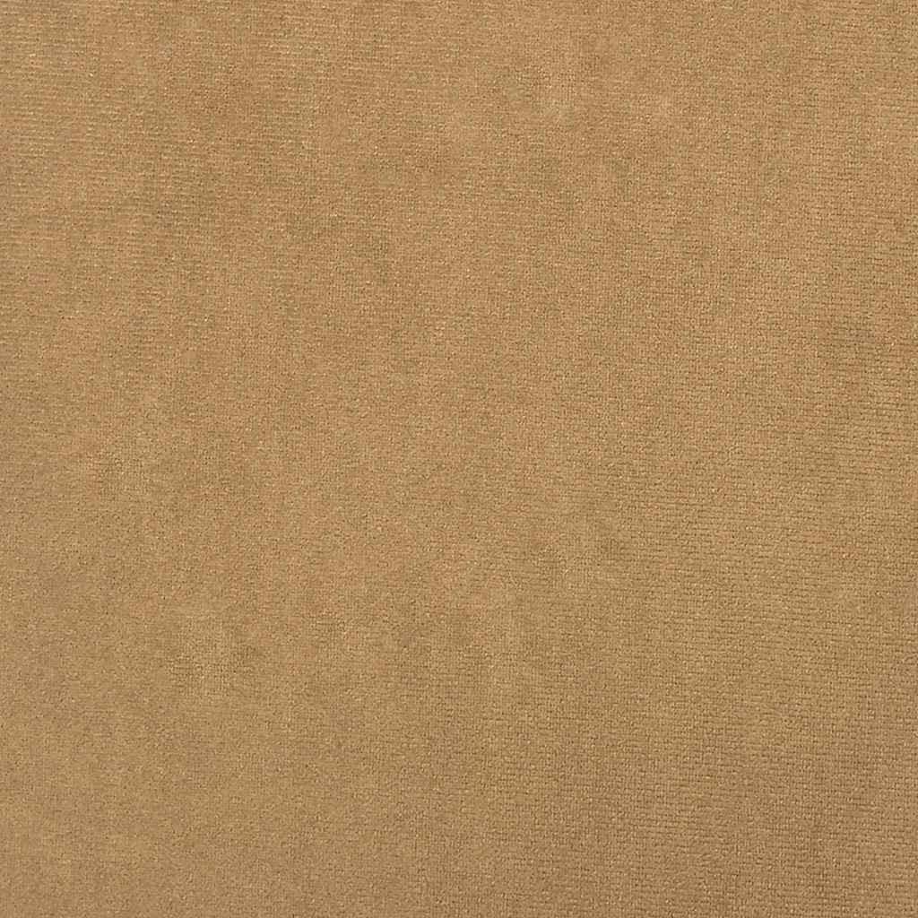 Fauteuil à bascule à oreilles en velours marron bois massif - XIOS