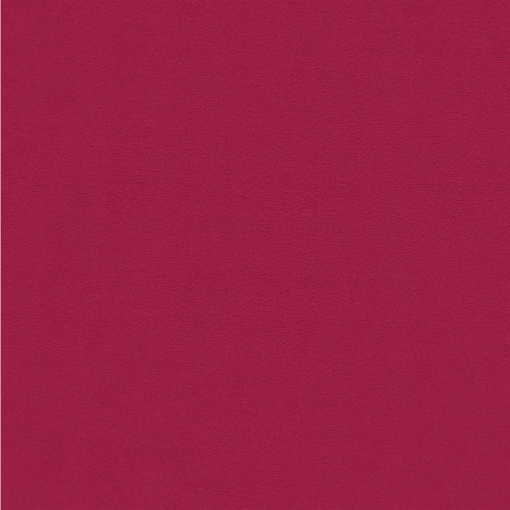 Tabouret avec pieds en bois Rouge bordeaux Velours - XIOS