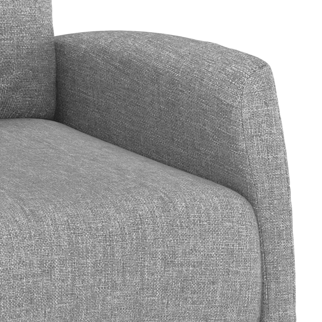 Fauteuil Gris clair Tissu - XIOS