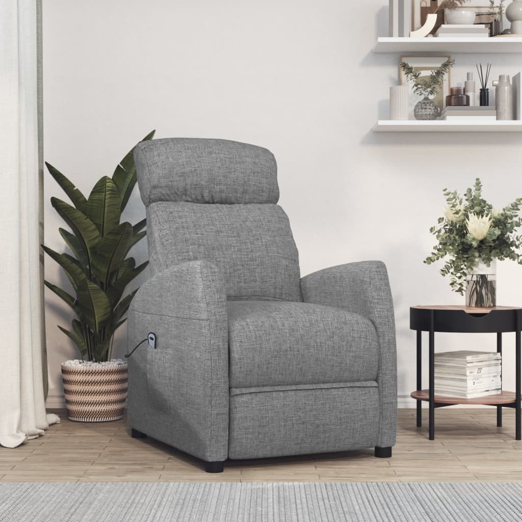 Fauteuil Gris clair Tissu - XIOS