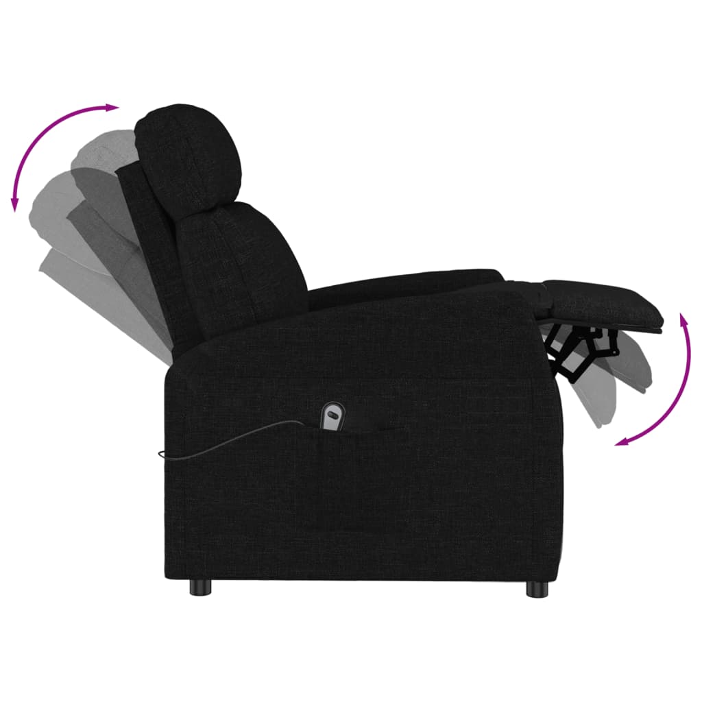 Fauteuil Noir Tissu - XIOS