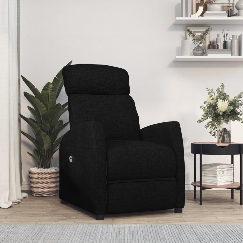 Fauteuil Noir Tissu - XIOS