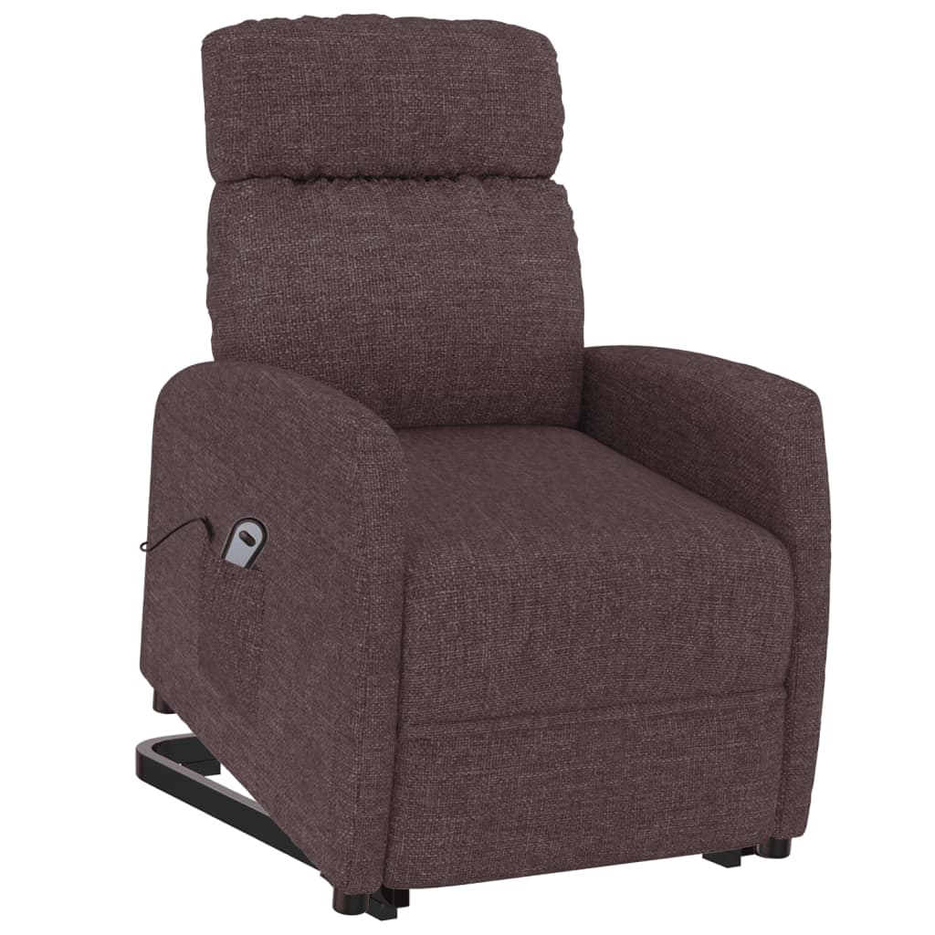 Fauteuil Marron foncé Tissu - XIOS