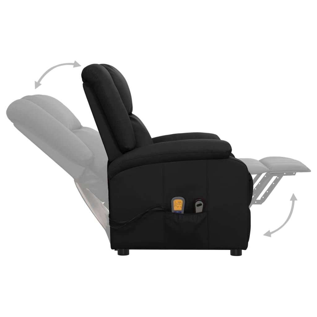 Fauteuil Noir Similicuir - XIOS