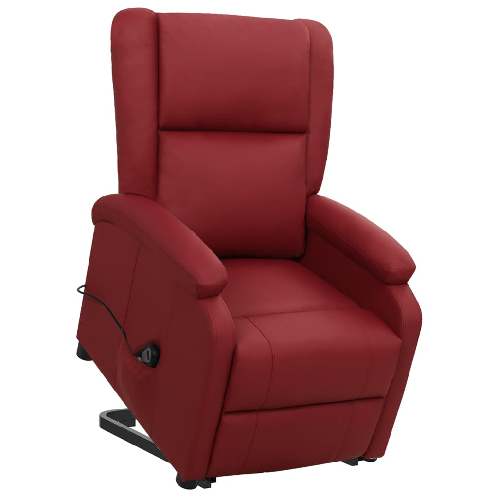 Fauteuil Rouge bordeaux Similicuir - XIOS
