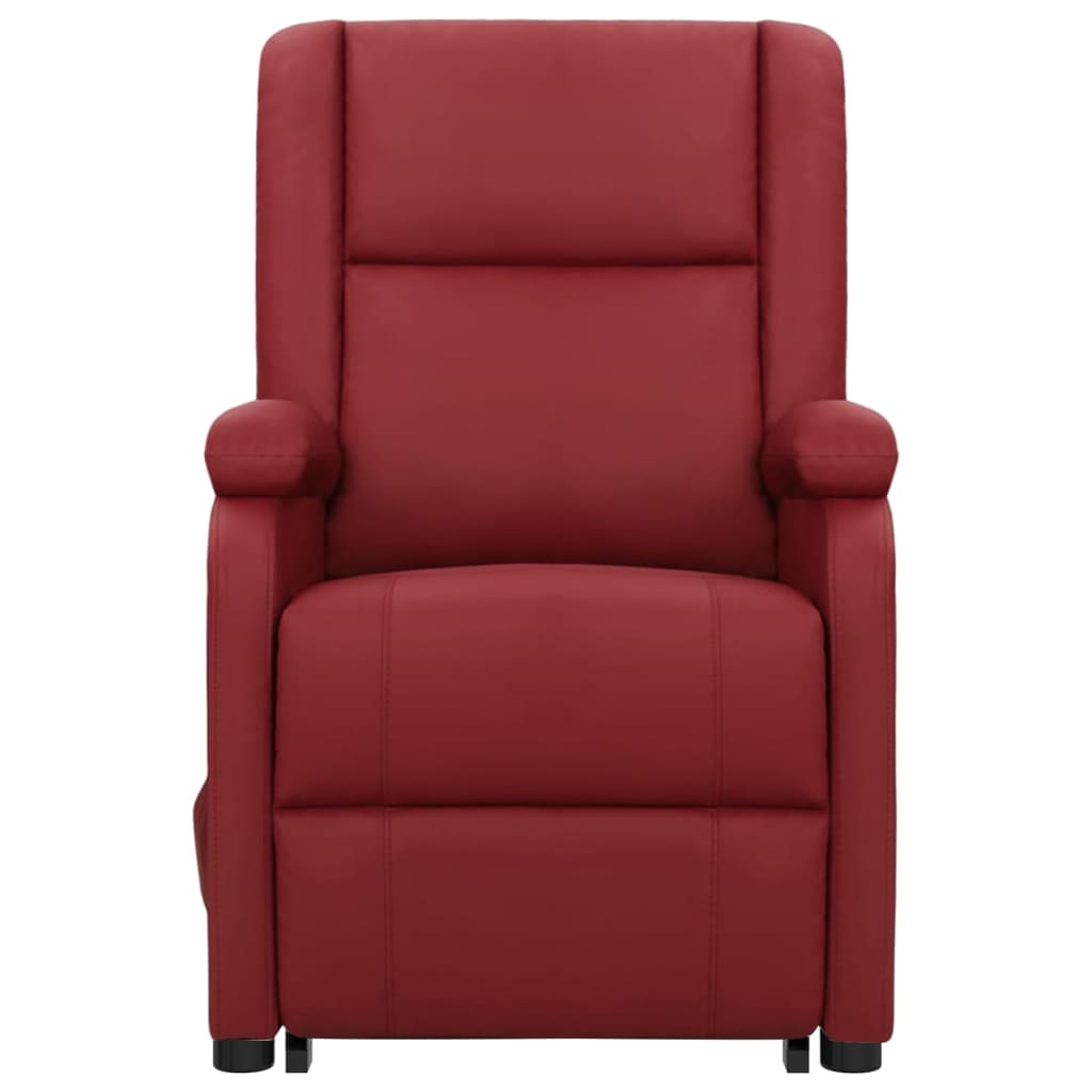 Fauteuil Rouge bordeaux Similicuir - XIOS