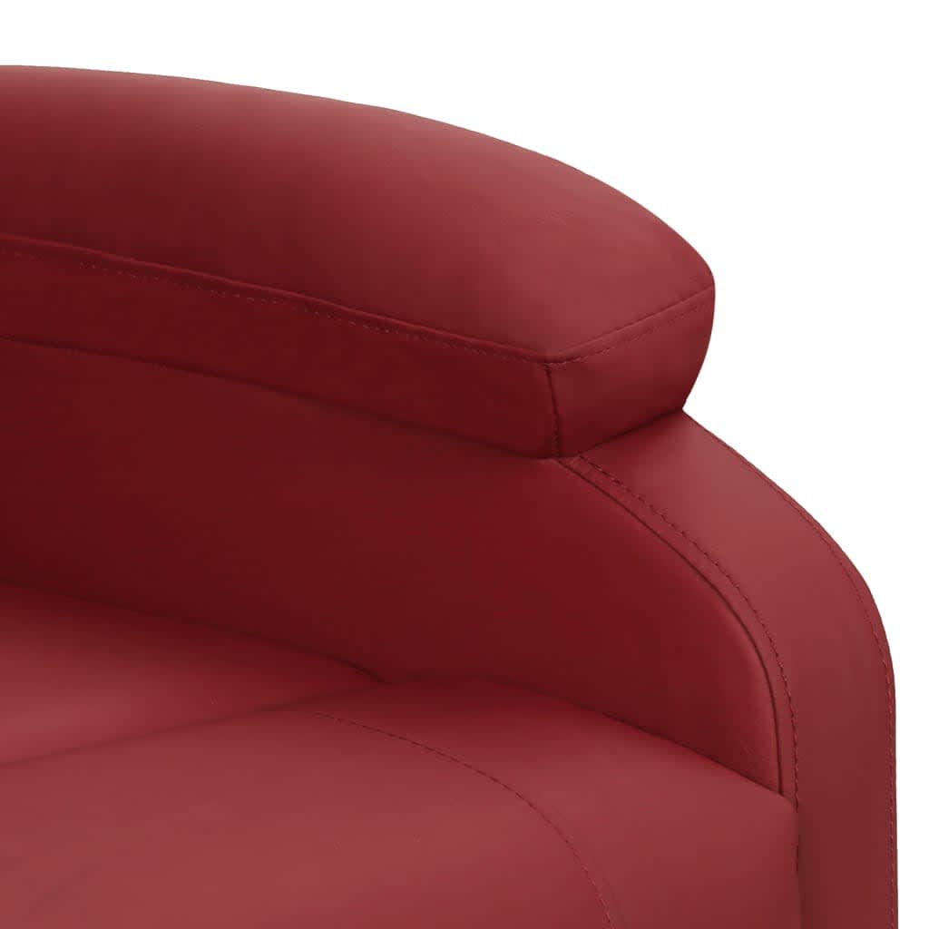 Fauteuil Rouge bordeaux Similicuir - XIOS