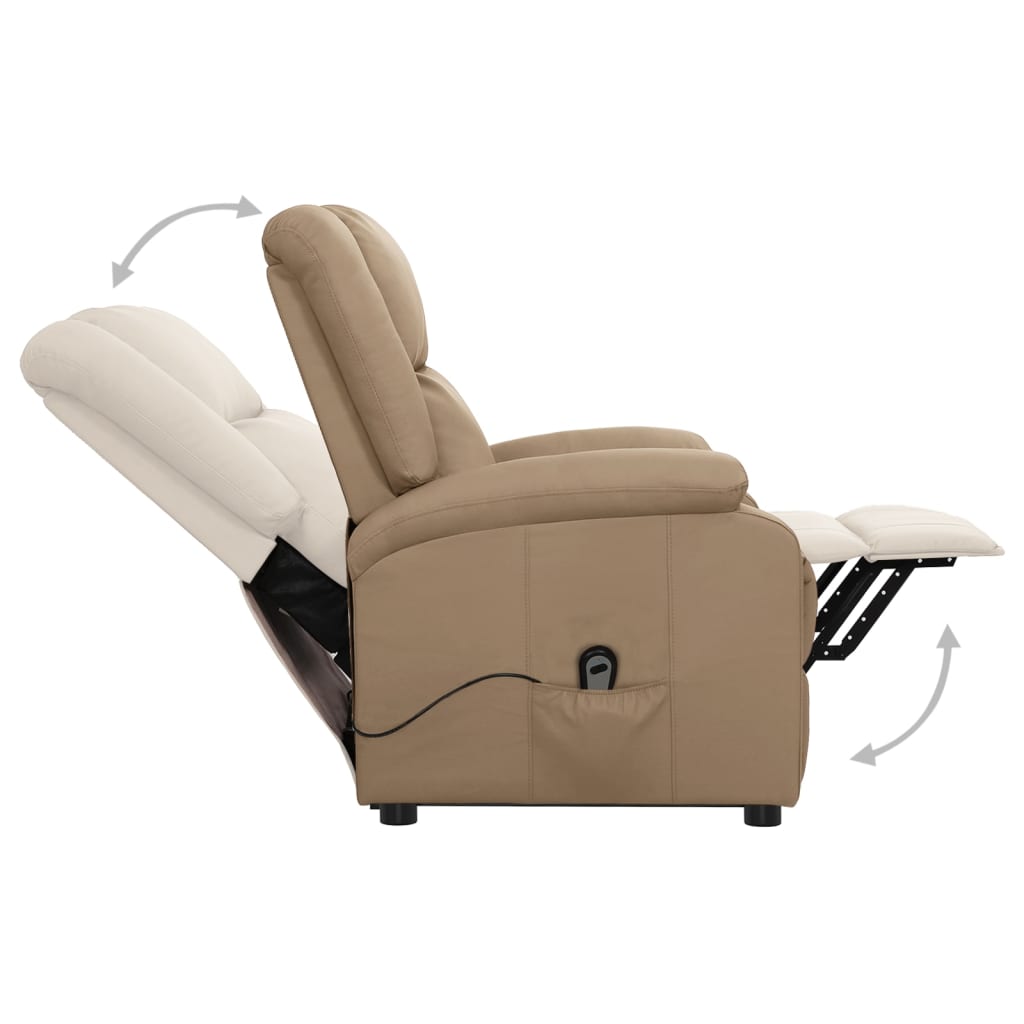 Fauteuil Cappuccino Similicuir - XIOS