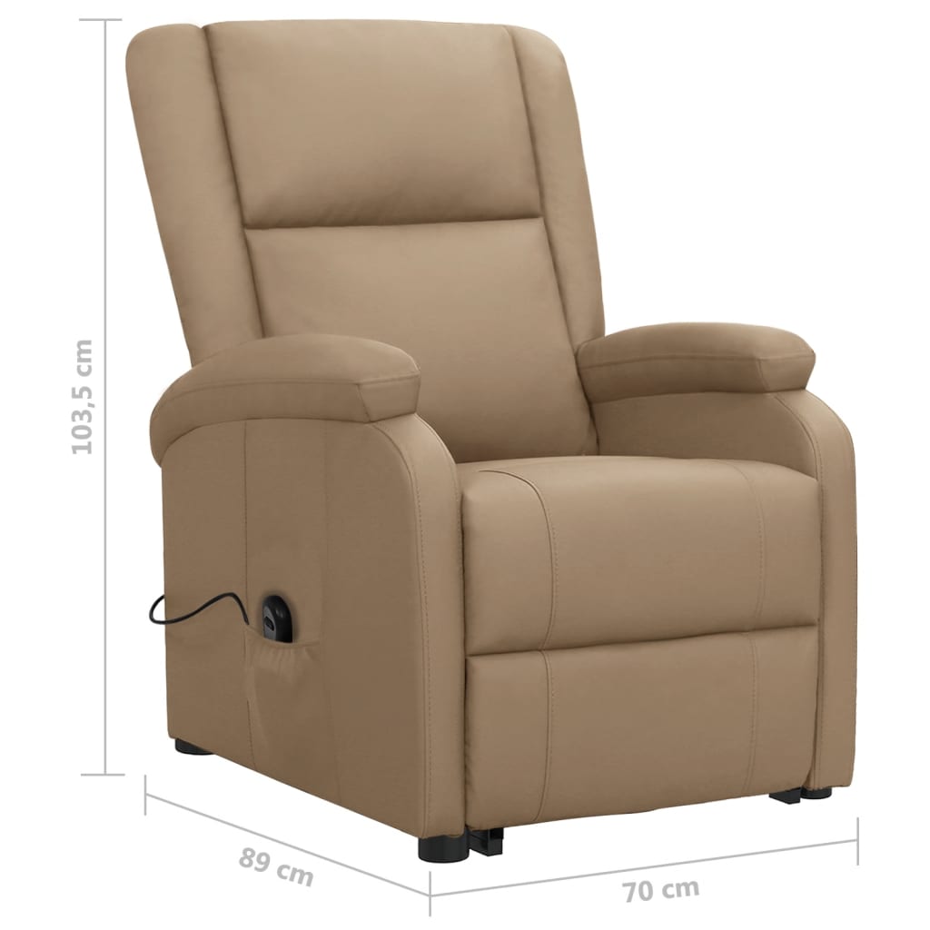 Fauteuil Cappuccino Similicuir - XIOS