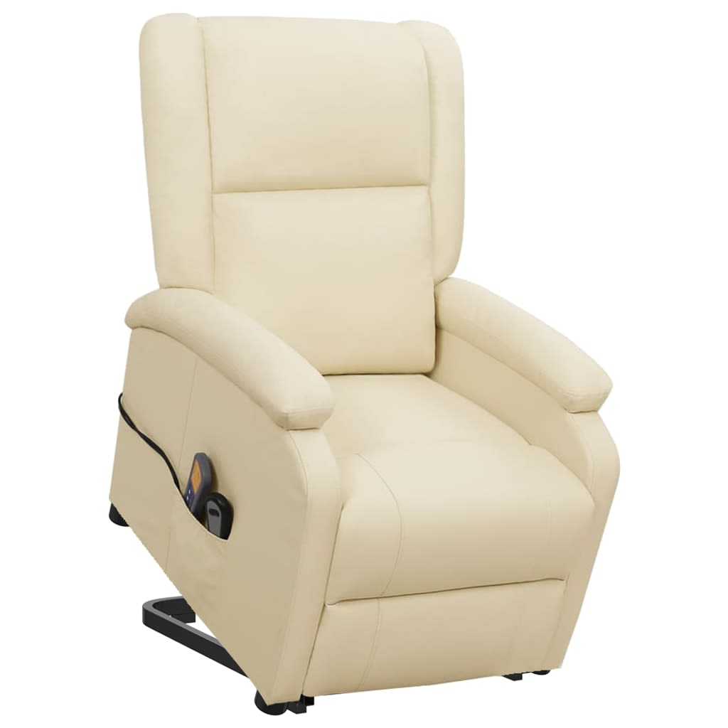 Fauteuil de massage Crème Similicuir - XIOS