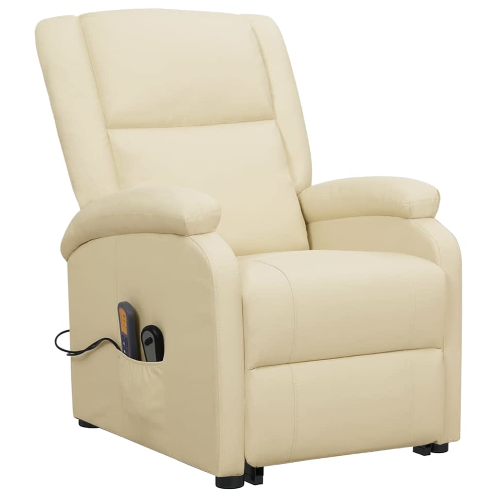 Fauteuil de massage Crème Similicuir - XIOS