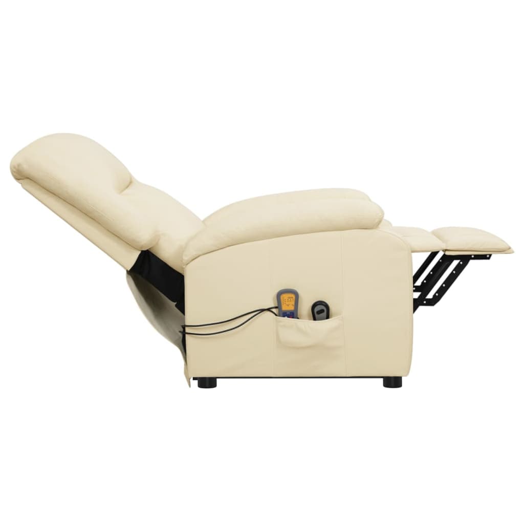 Fauteuil de massage Crème Similicuir - XIOS