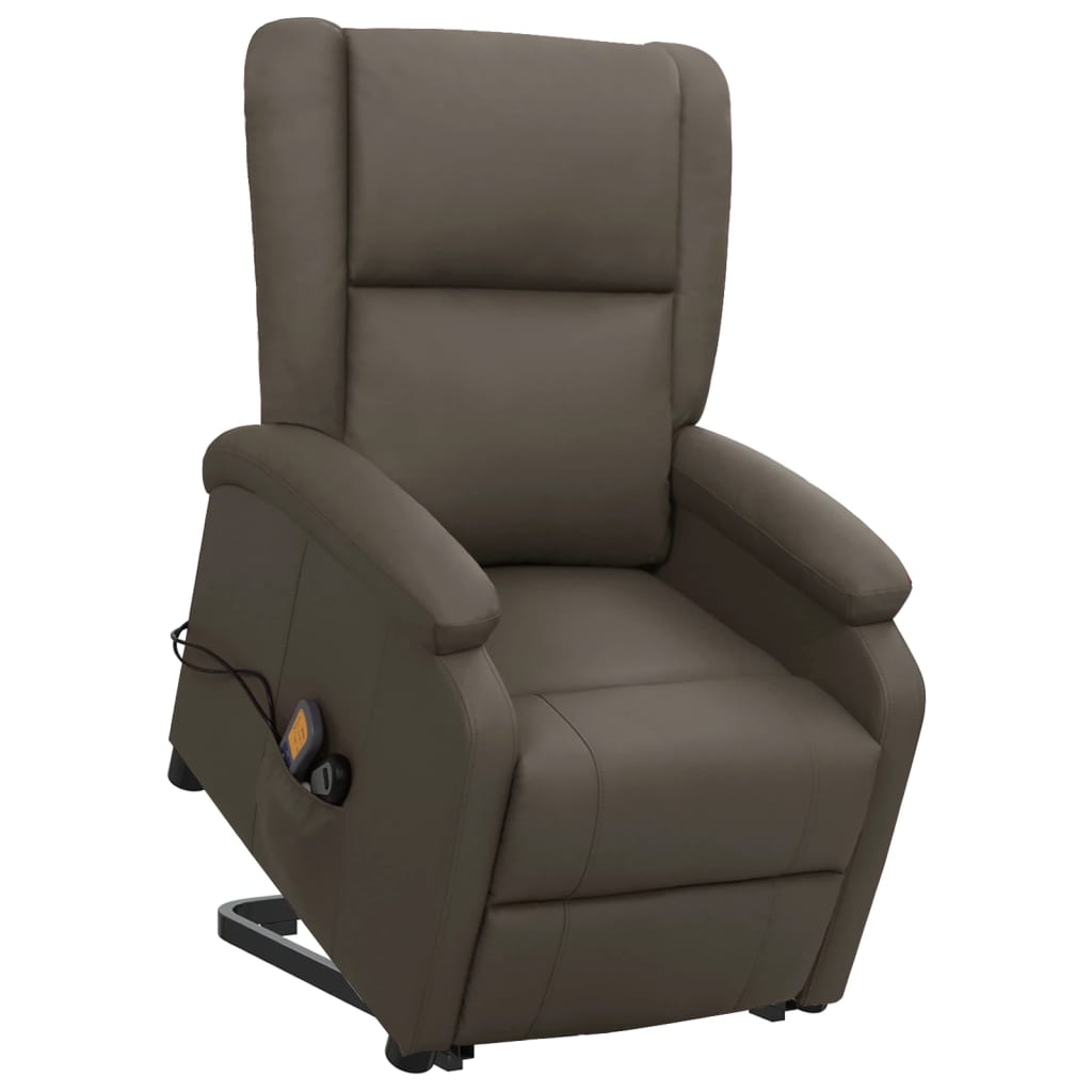 Fauteuil de massage Gris Similicuir - XIOS