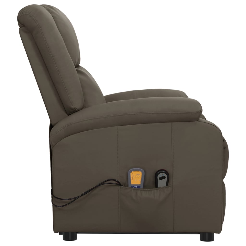 Fauteuil de massage Gris Similicuir - XIOS