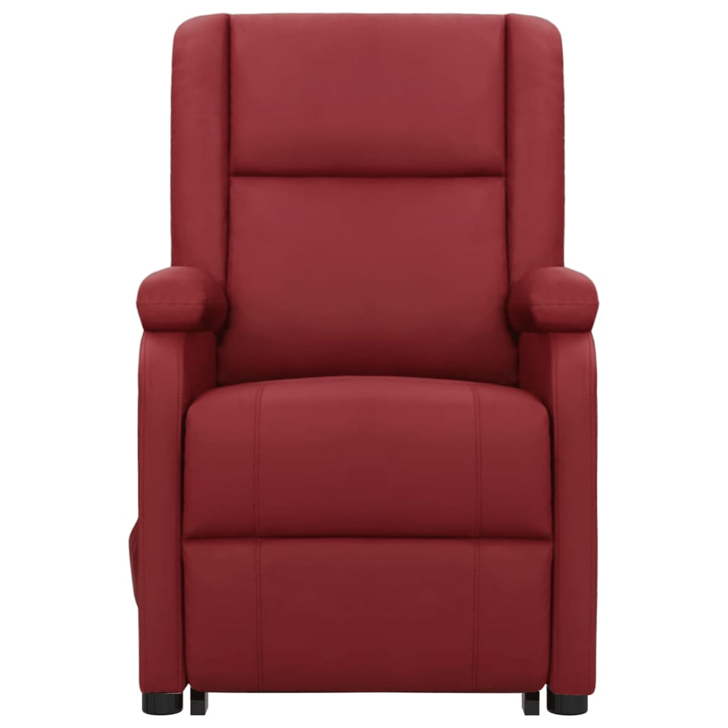 Fauteuil de massage Rouge bordeaux Similicuir - XIOS